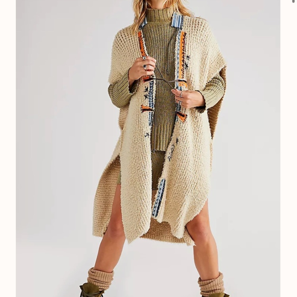 Lone star Poncho Free People